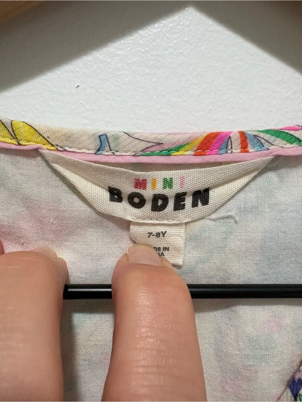 Mini Boden Tropical Garden Girls Dress